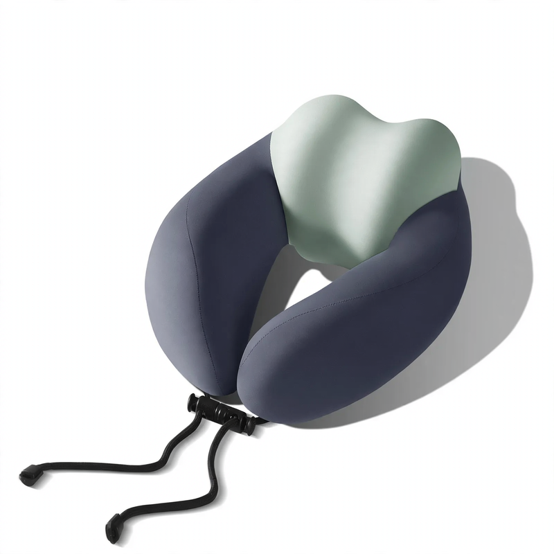 U-shaped neck pillow with memory foam