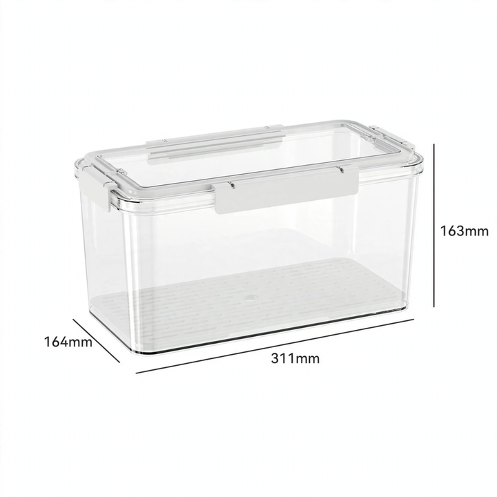 Food storage container made of food-grade PET, 4–5 L
