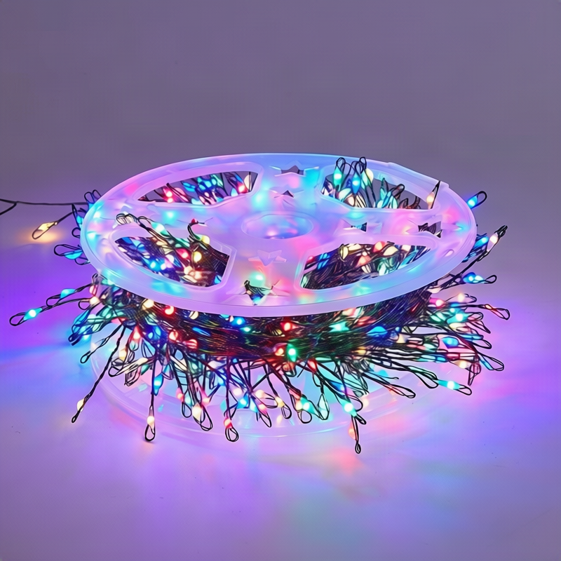 LED string lights with copper wire, dimmable