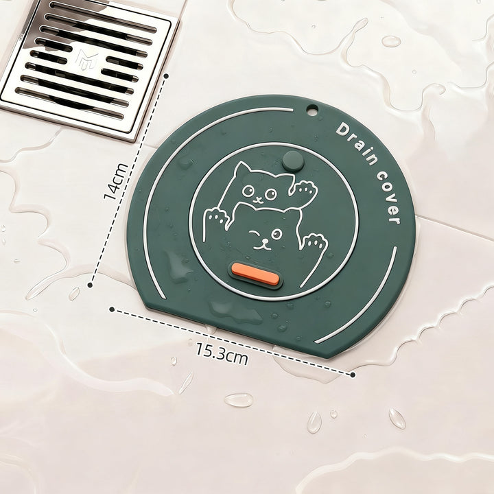 PVC floor drain mat, odor-tight