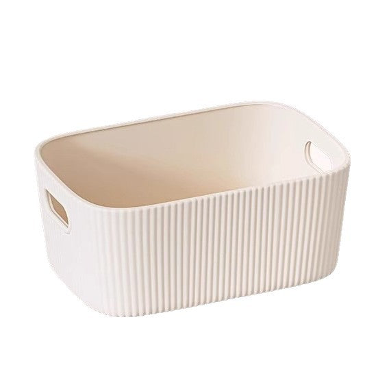 Plastic storage box with handle, versatile use