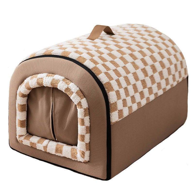 Closed dog tent, four seasons, PP cotton