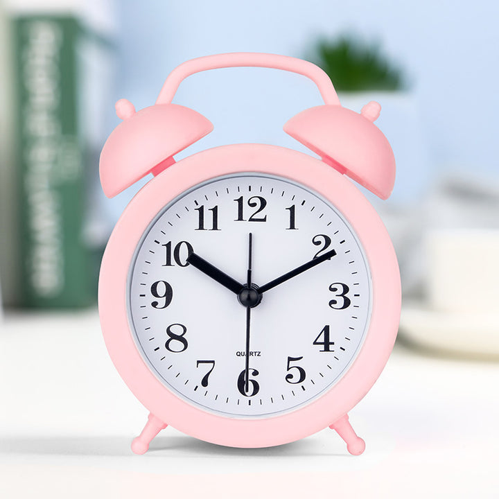 Alarm clock with hands and digital display, 4 cm thickness