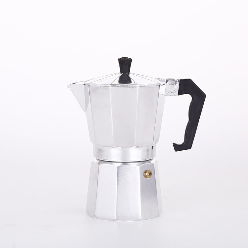Stainless steel espresso maker
