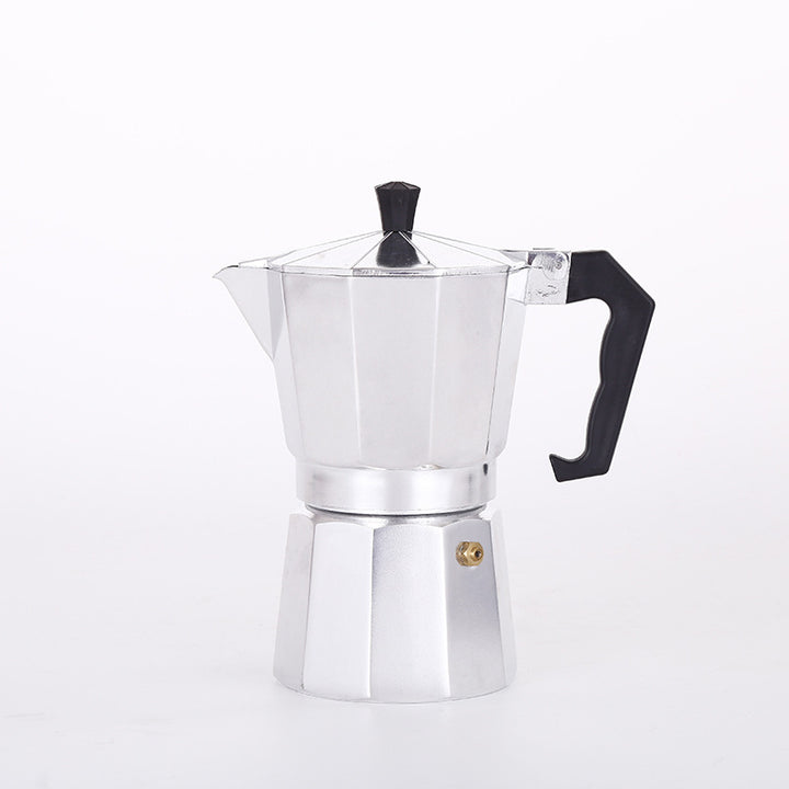Stainless steel espresso maker