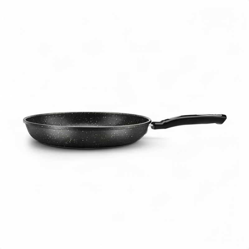 Stainless Steel Frying Pan with Glass Lid