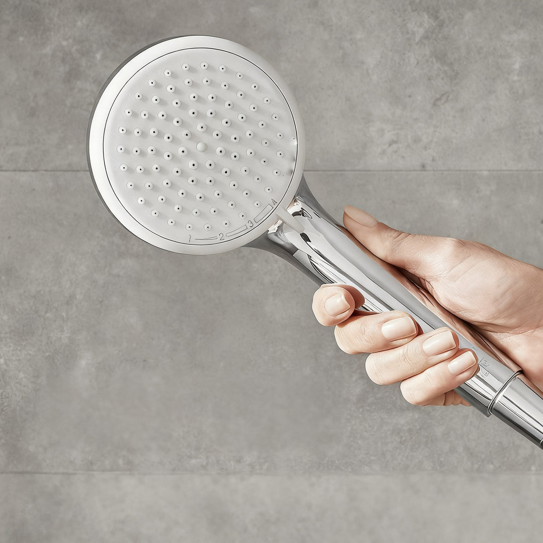 Faucet attachment with shower head and filtration