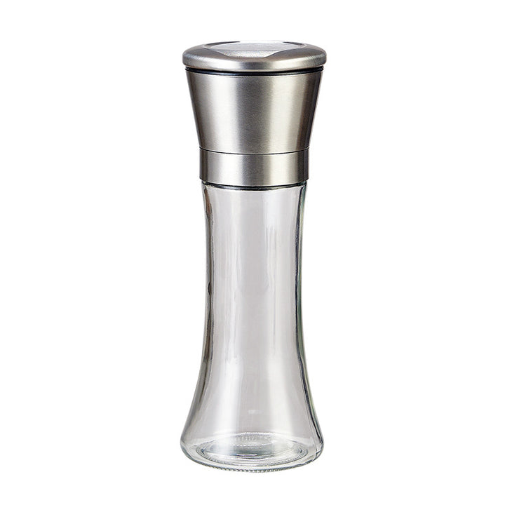 Manual grinder for spices, glass, modern