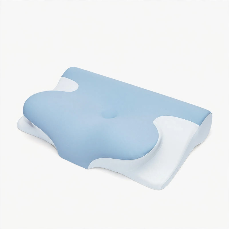 Ergonomic neck support pillow made of memory foam