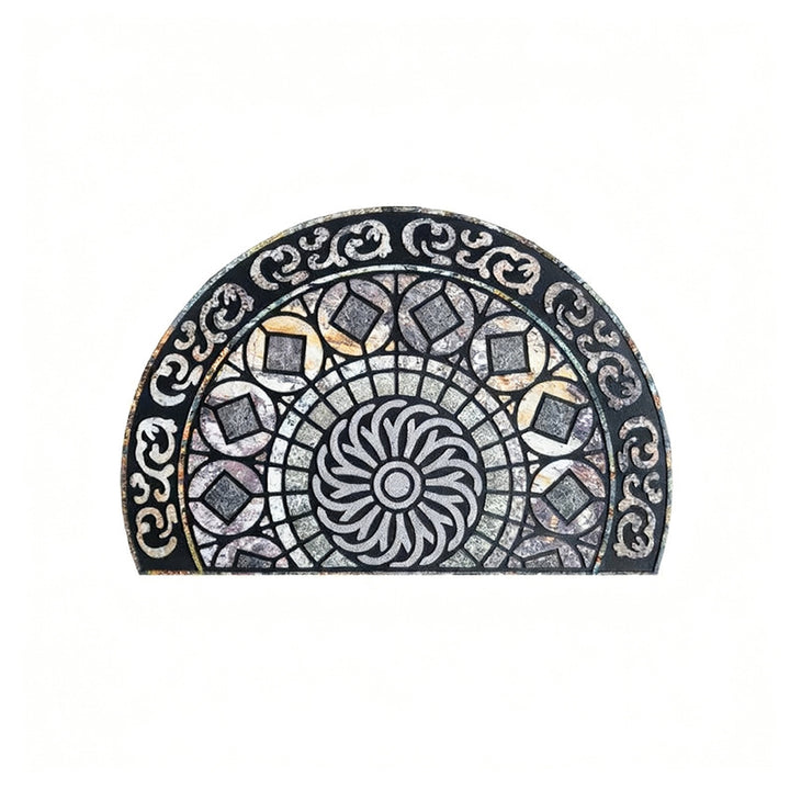 Diatomaceous earth doormat, square, non-slip