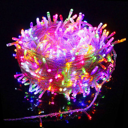 Solar string lights with stars and balls, 3.5 m
