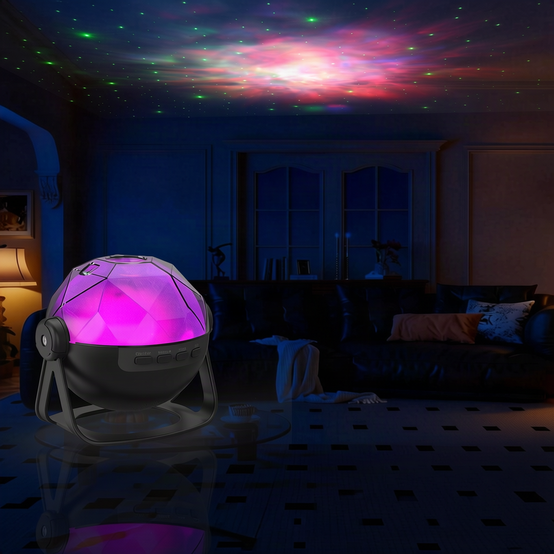 LED starry sky projection lamp with remote control