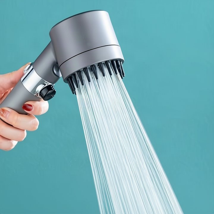 Multifunctional shower head with LED and massage function