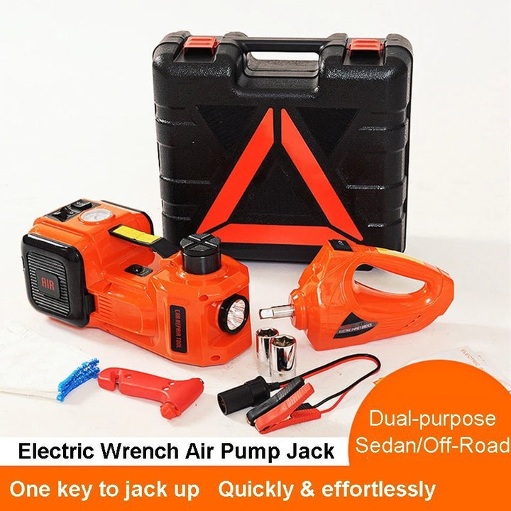 Electric car jack 5 tons with air pump