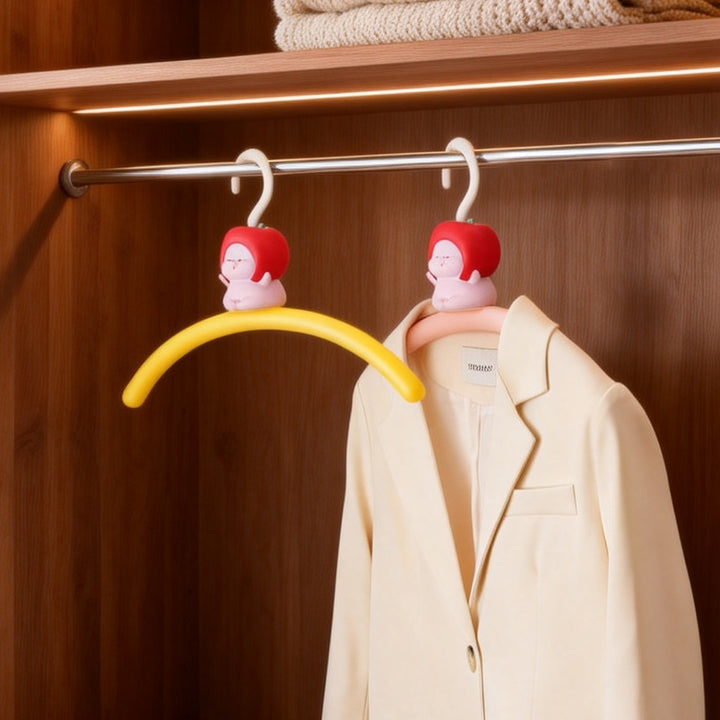Clothes hanger, cartoon design, non-slip, ABS