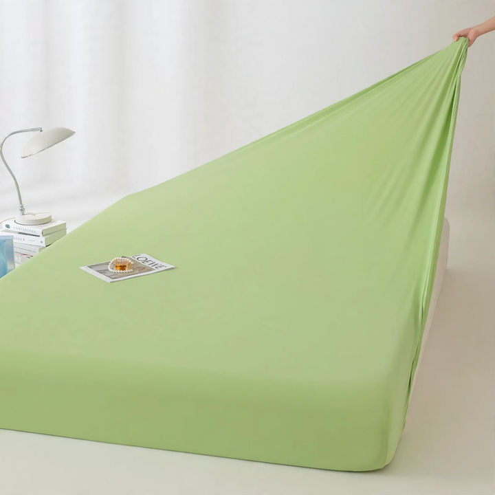 Summer fitted sheet with cooling effect, 0.9 m