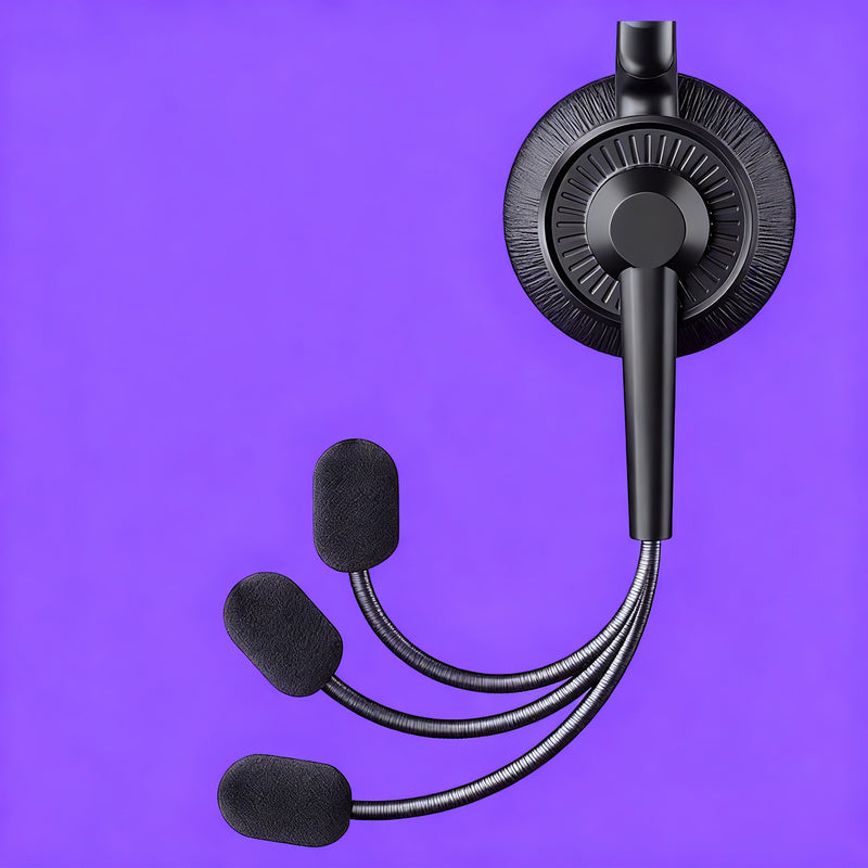 Bai'en DH800 Call Center Agent Telemarketing Outbound Customer Service Headset Computer Mobile Phone Telephone Headset