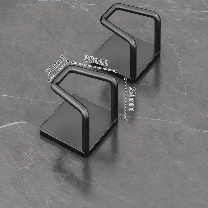 Stainless steel hooks for under-cabinet, no drilling