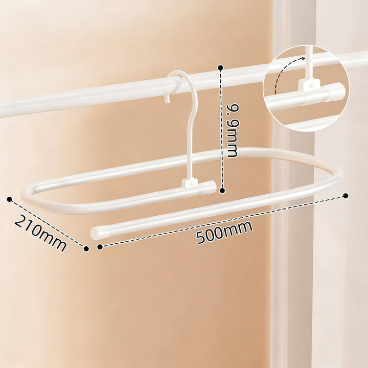 Clothes dryer spiral-shaped, round or oval