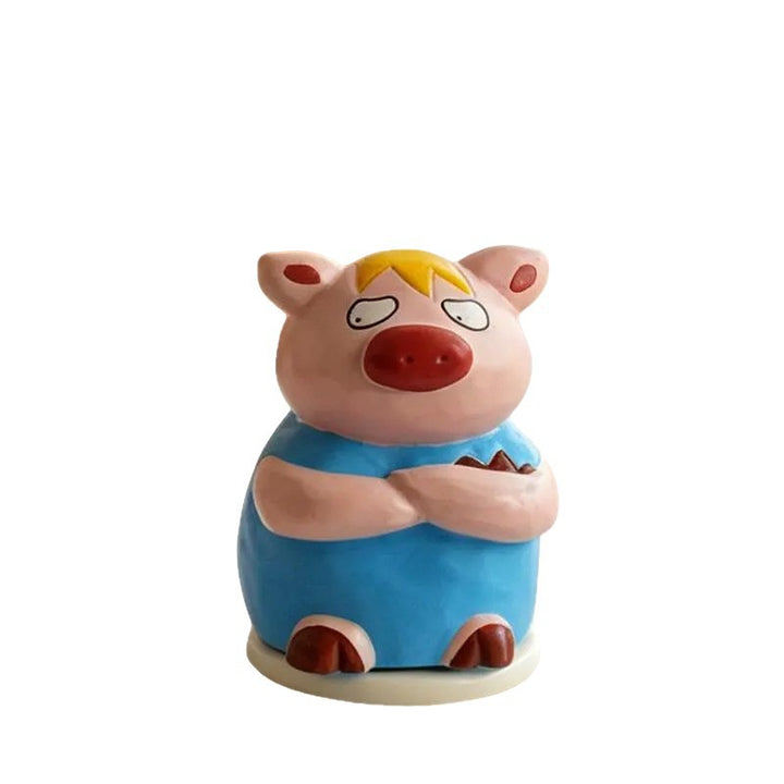 Piglet toothpick box made of plastic