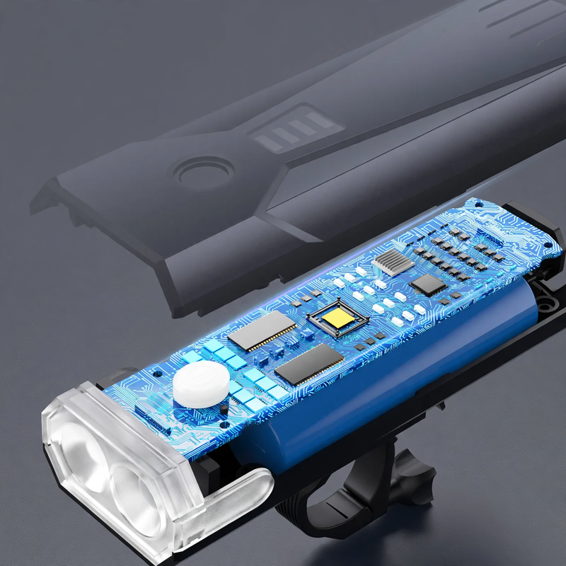 Bicycle light front, USB charging, strong brightness