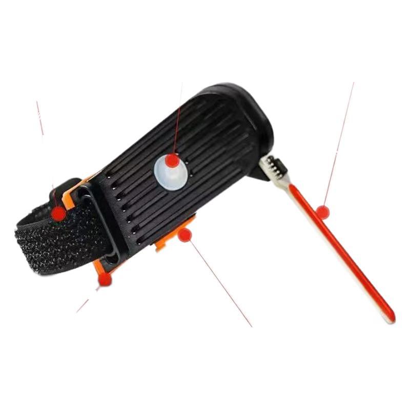 Bicycle rear light with flowing light effect, USB-C
