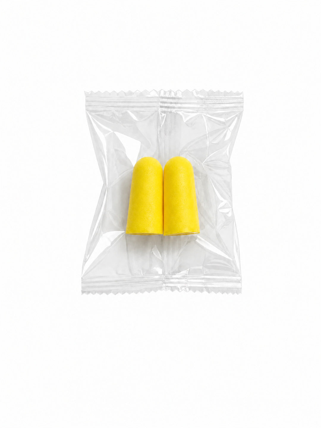Foam ear plugs, spherical shape, 25×12 mm