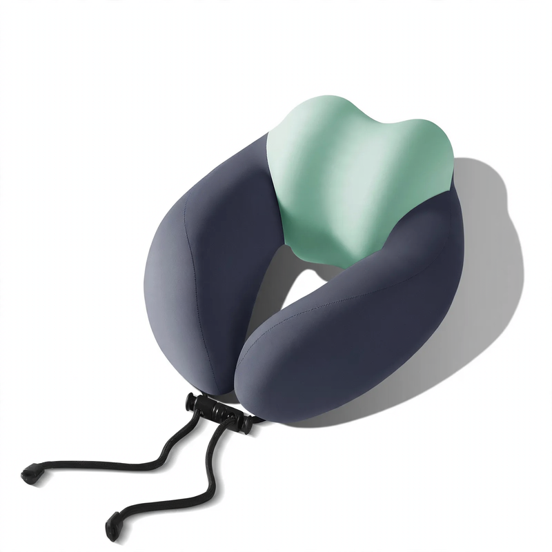 U-shaped neck pillow with memory foam