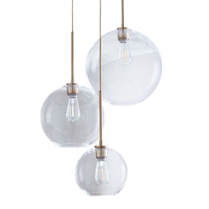 LED pendant light in industrial style, height adjustable