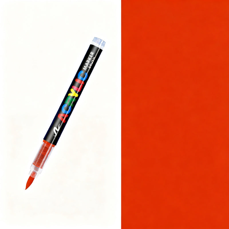 Acrylic Marker Set, 12–168 Colors, Pre-filled