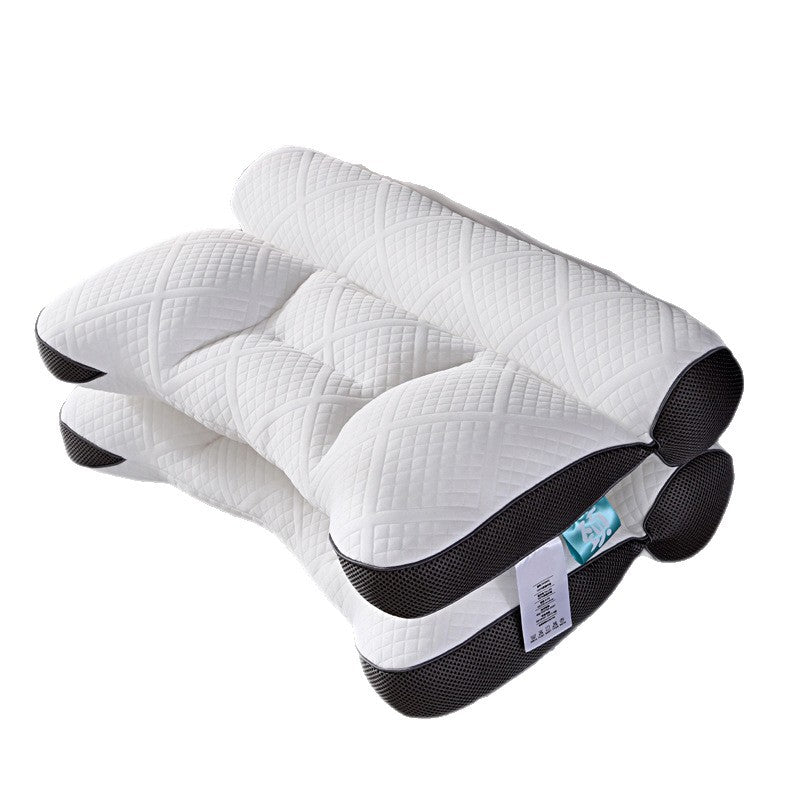 Neck support pillow with polyester filling
