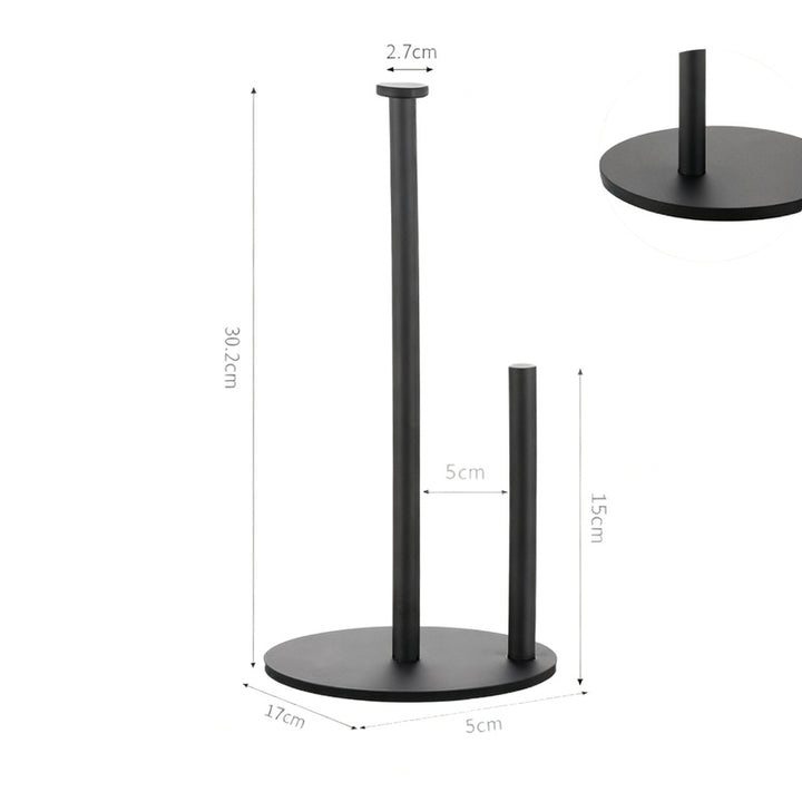 Paper roll holder stainless steel, freestanding
