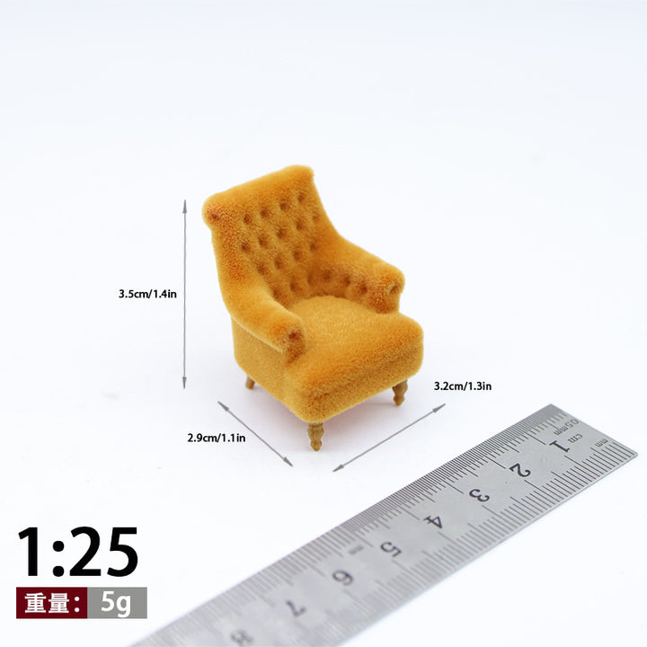 Miniature Armchair, Dollhouse Furniture