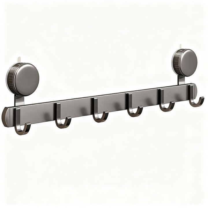 Aluminum suction cup wall hook, modern
