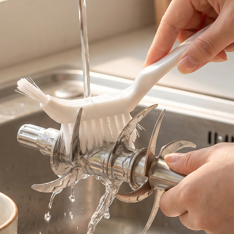 Special brush for kitchen machines and mixers