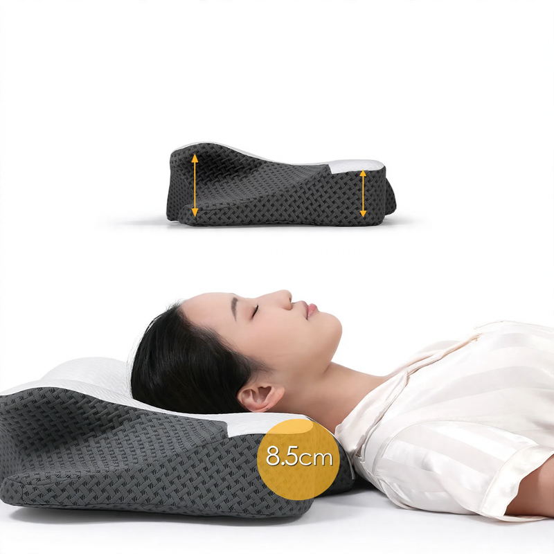 Butterfly shape neck support pillow made of memory foam