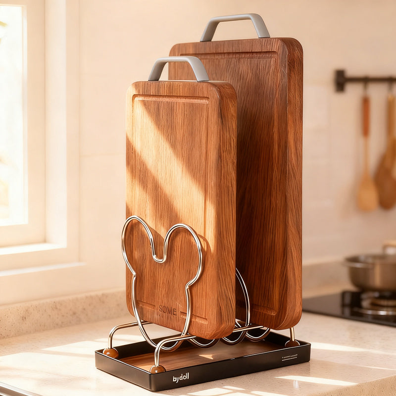 Stainless steel cutting board stand