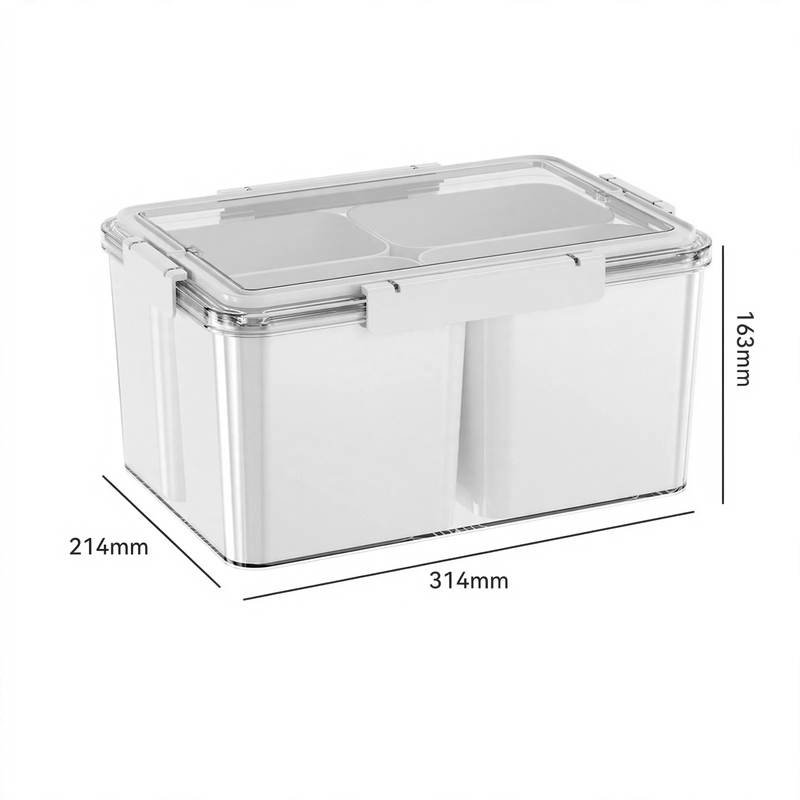 Food storage container made of food-grade PET, 4–5 L