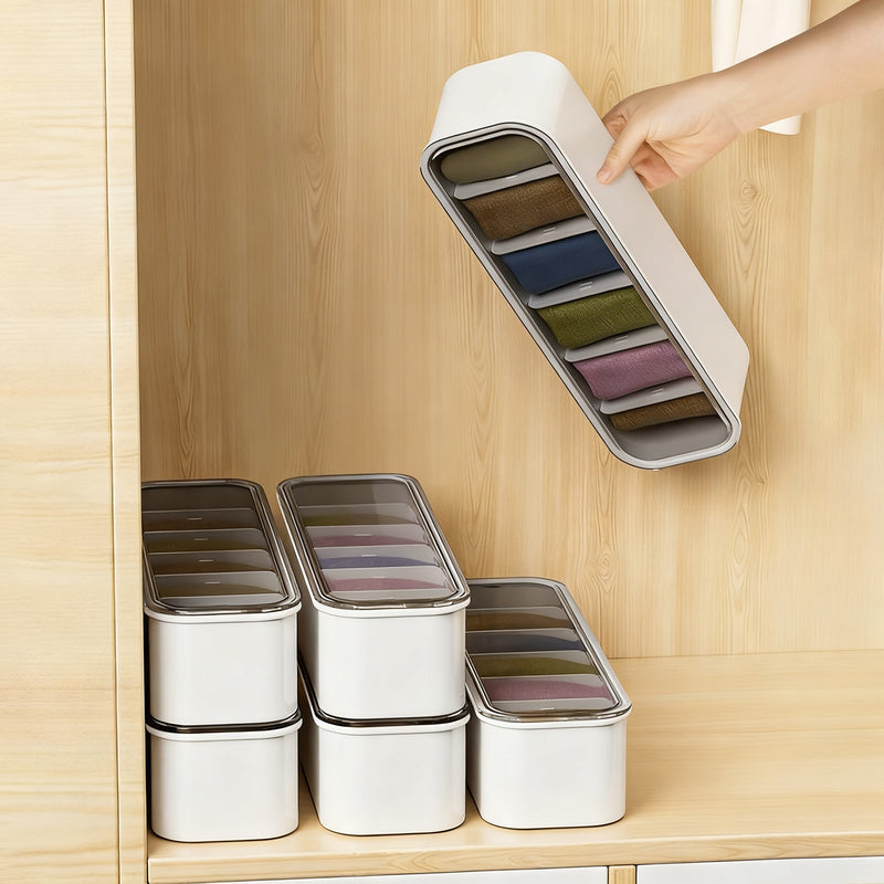 Storage box for underwear and socks, PP