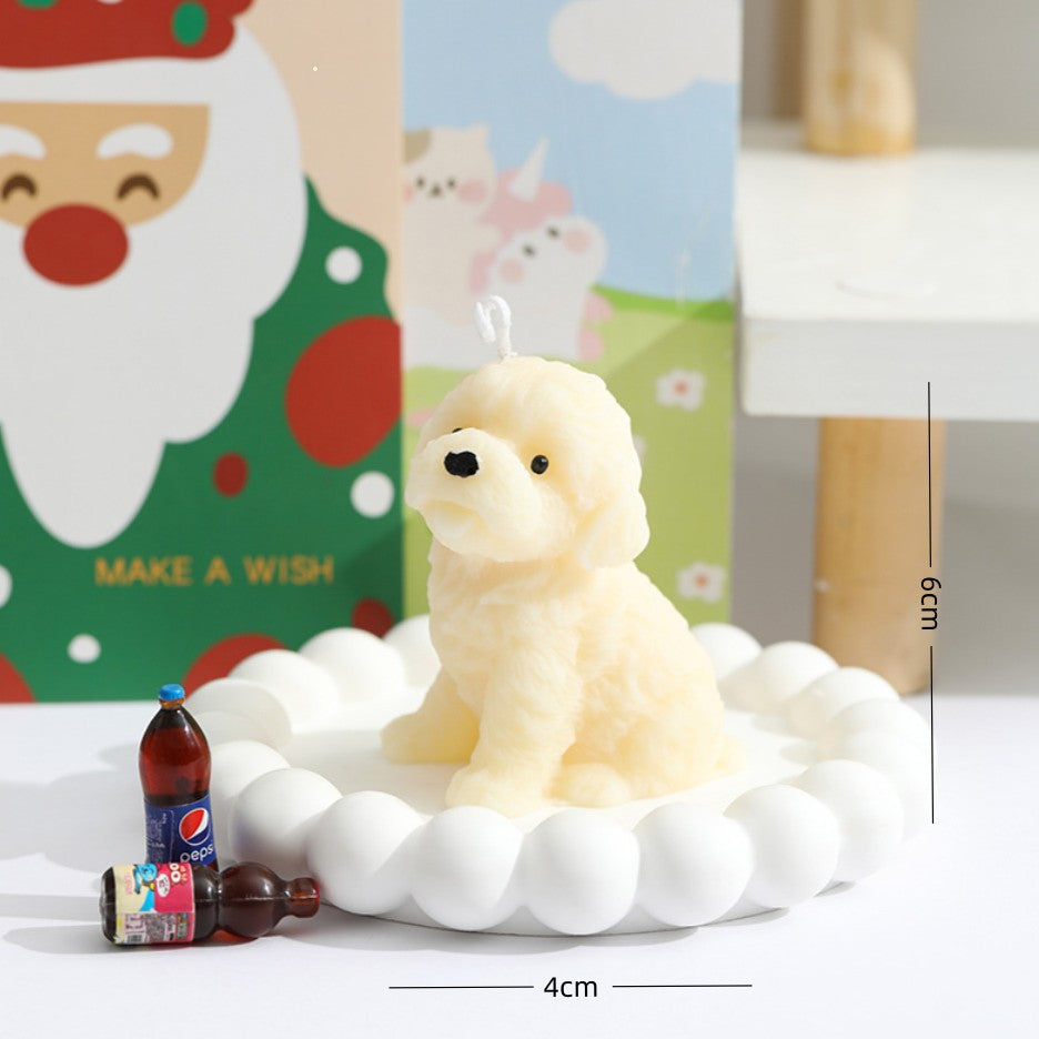 Scented candle teddy bear, soy wax mix