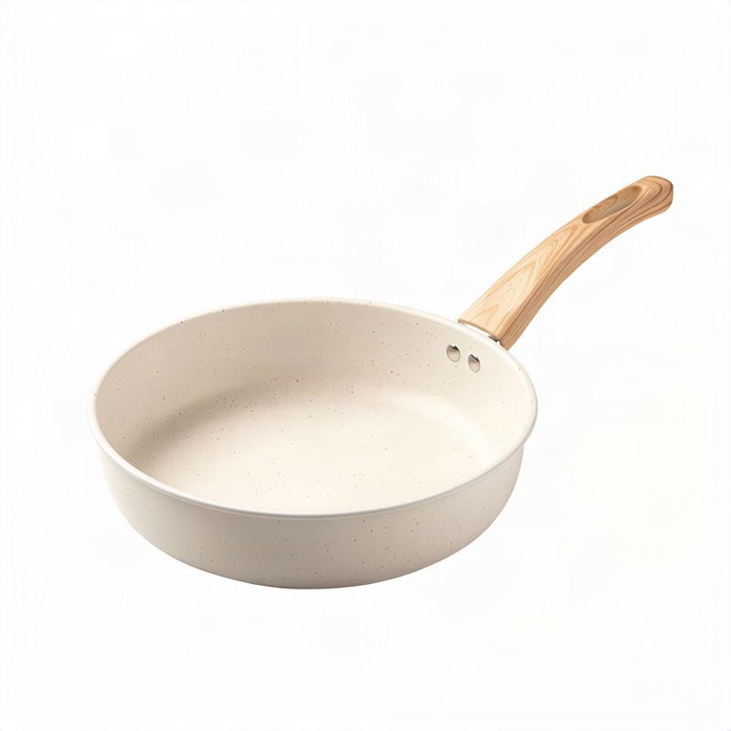 Cast iron frying pan, flat bottom