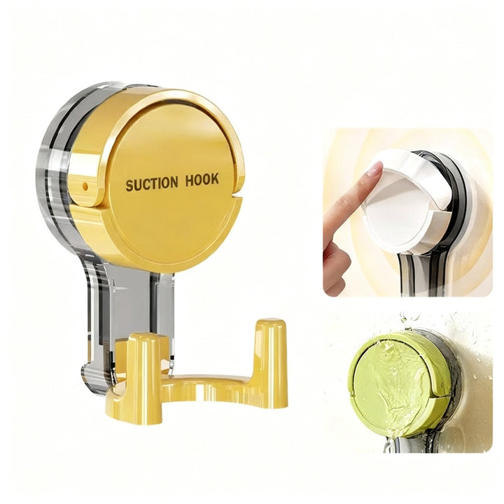 Suction cup double hooks, waterproof, no drilling