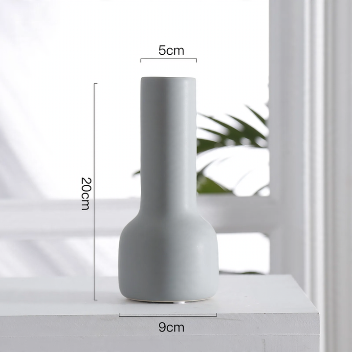 Ceramic flower vase, Nordic design