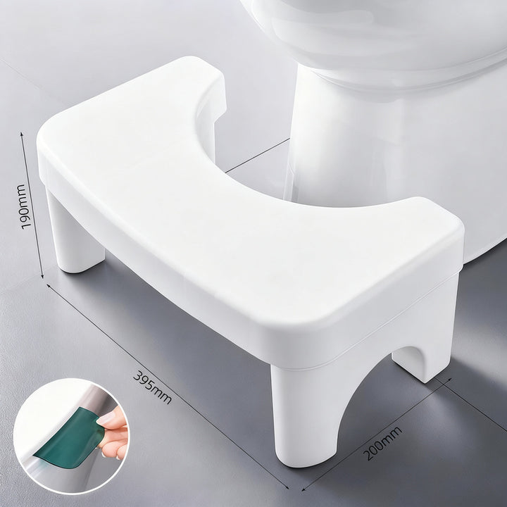 Plastic toilet stool