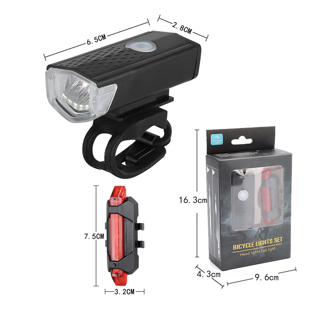 USB bike lighting front