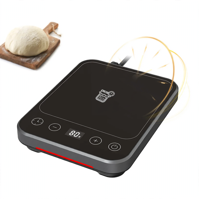 Dough fermentation mat with temperature control