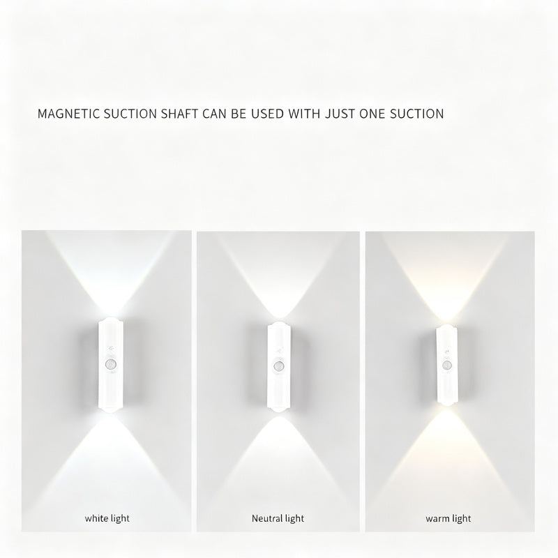 Wall lamp with motion sensor and LED