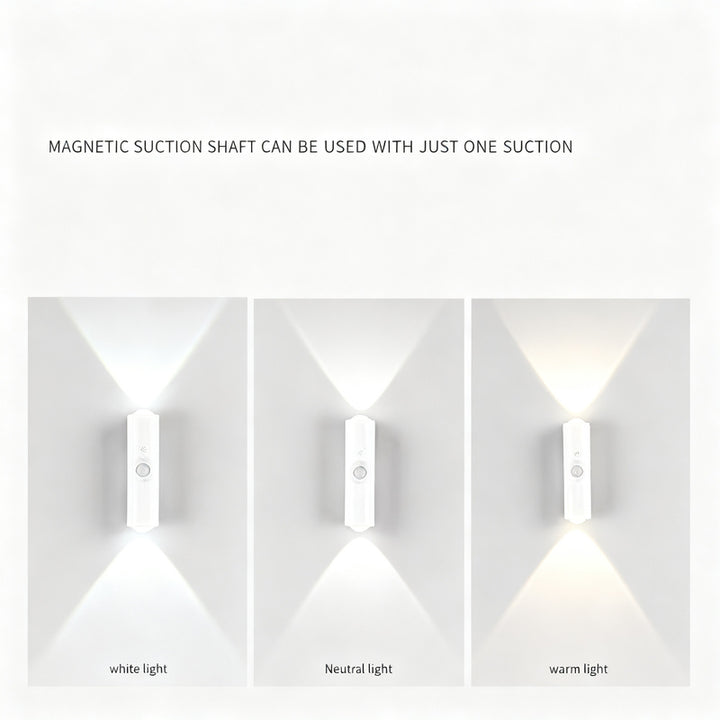 Wall lamp with motion sensor and LED