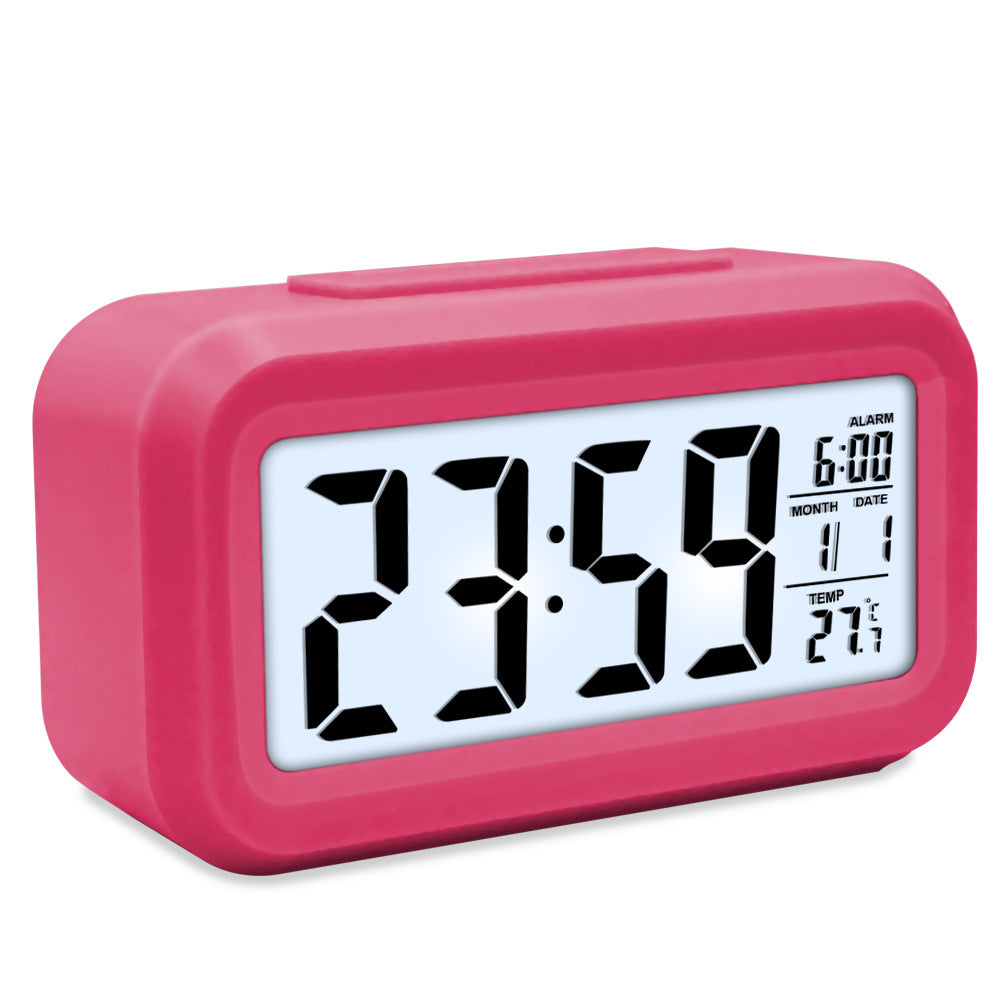 Digital Alarm Clock Light with LED Display