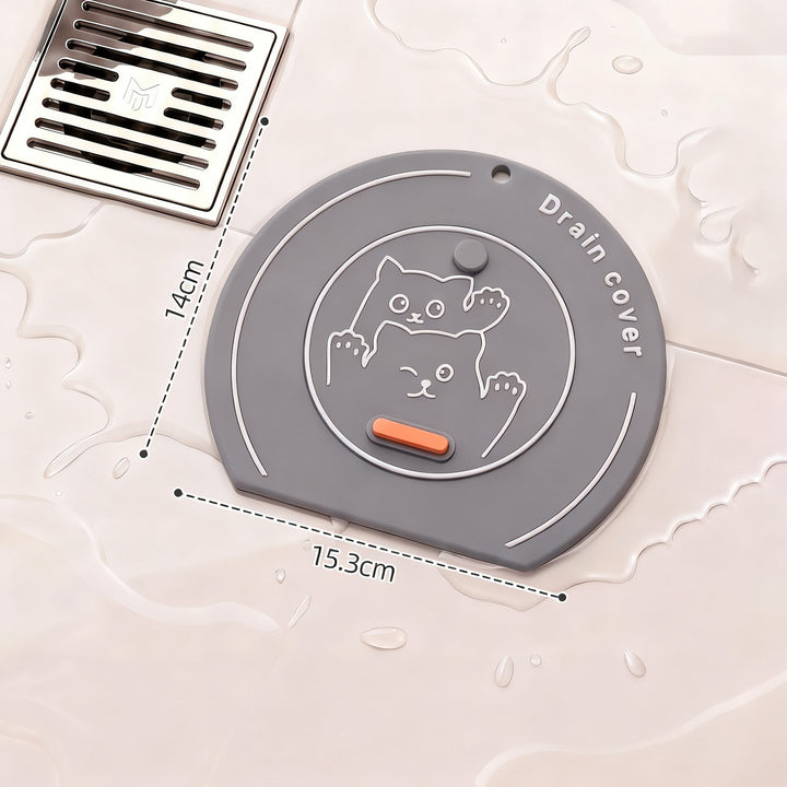 PVC floor drain mat, odor-tight